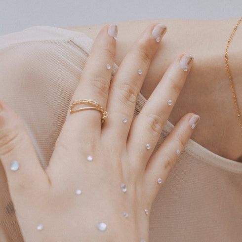 Double chain ring